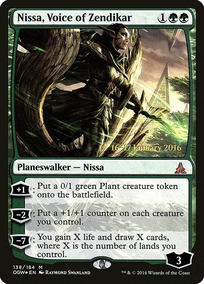 Nissa, Voice of Zendikar [Oath of the Gatewatch Prerelease Promos] | Good Games Modbury