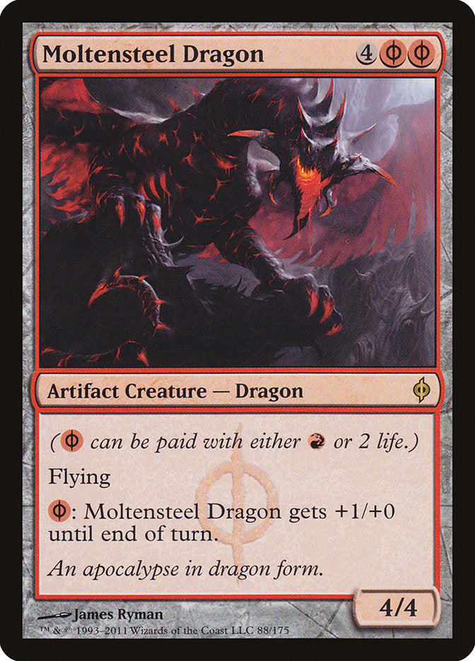 Moltensteel Dragon 88/175 (New Phyrexia)  | Good Games Modbury