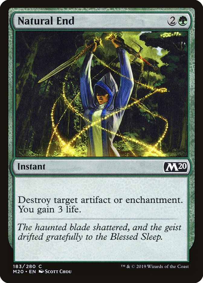 Natural End [Core Set 2020] | Good Games Modbury