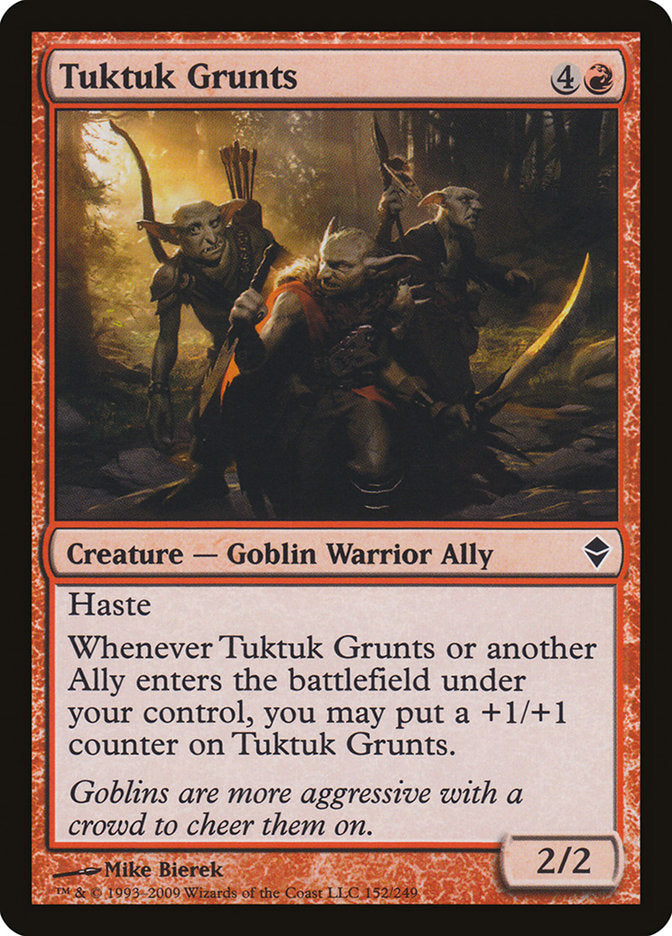 Tuktuk Grunts [Zendikar] | Good Games Modbury