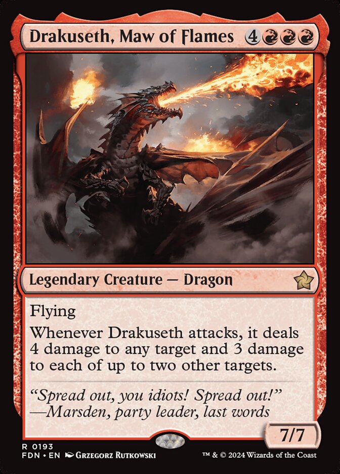 Drakuseth, Maw of Flames 193 (Foundations)  | Good Games Modbury