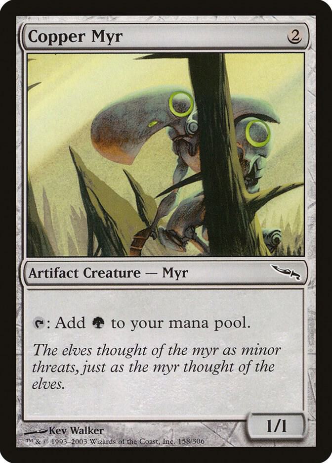 Copper Myr 158/306 (Mirrodin)  - Foil | Good Games Modbury