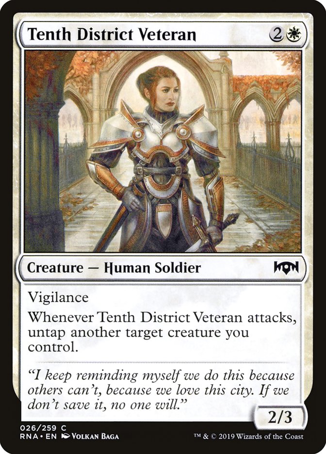 Tenth District Veteran [Ravnica Allegiance] | Good Games Modbury