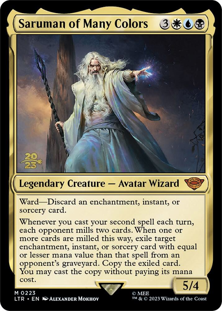 Saruman of Many Colors 223s/86 (Prerelease Cards)  - Foil | Good Games Modbury