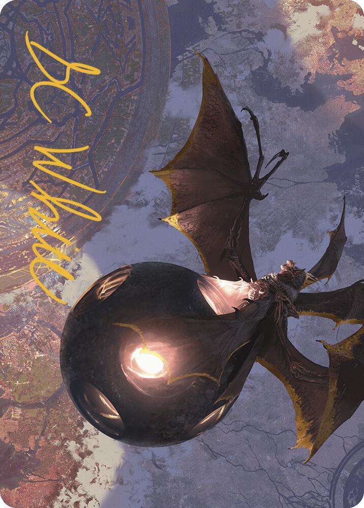 Malicious Eclipse Art Card Gold Stamped Signature 17 (Art Series: The Lost Caverns of Ixalan)  | Good Games Modbury