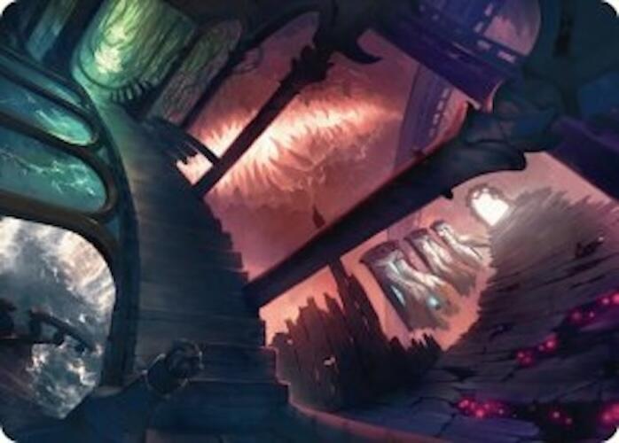 Terramorphic Expanse Art Card [Duskmourn: House of Horror Art Series] | Good Games Modbury