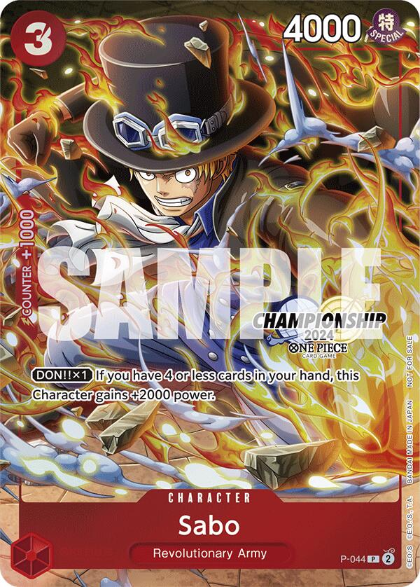 Sabo (CS 2024 Event Pack Finalist) [One Piece Promotion Cards] | Good Games Modbury