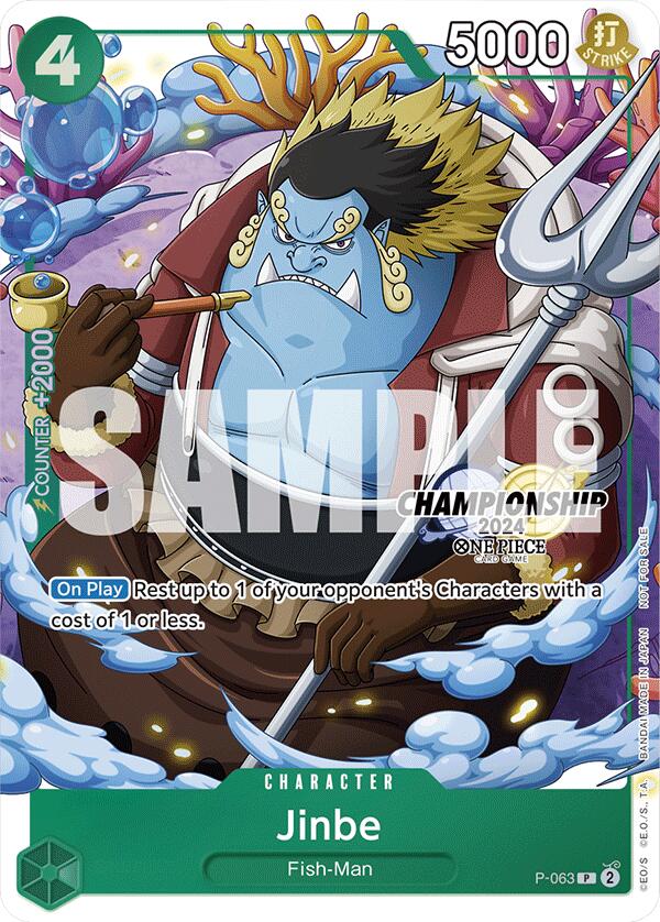 Jinbe (CS 2024 Event Pack Finalist) [One Piece Promotion Cards] | Good Games Modbury