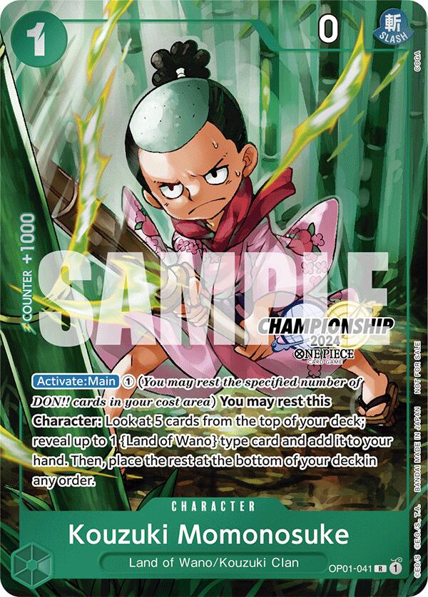 Kouzuki Momonosuke (CS 2024 Celebration Pack) [One Piece Promotion Cards] | Good Games Modbury