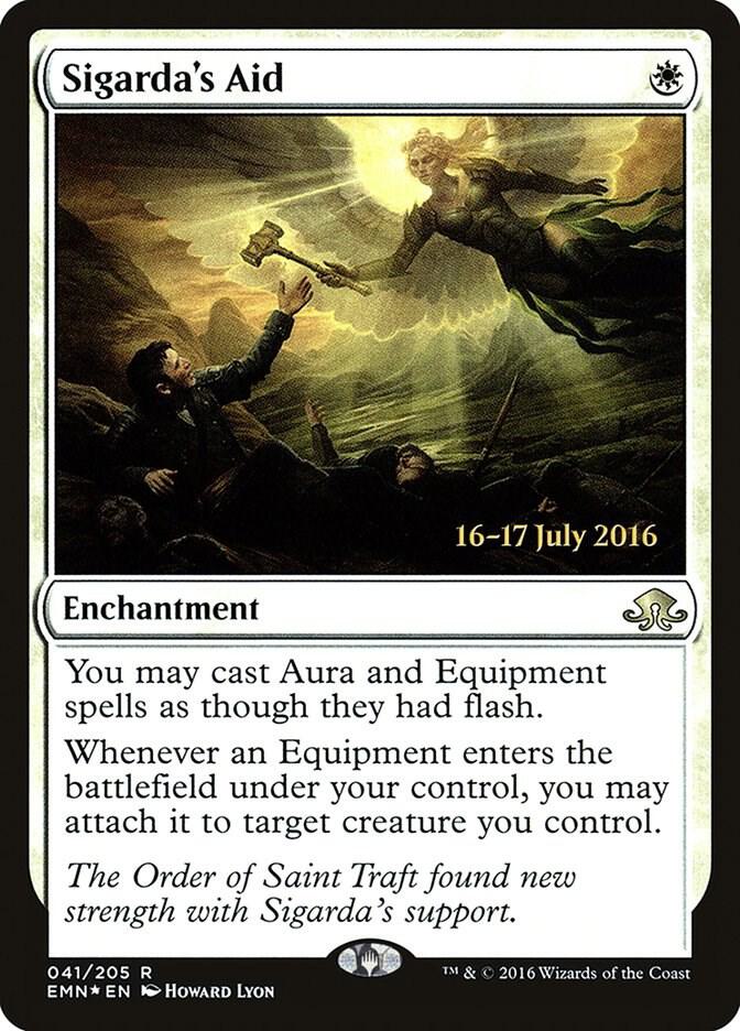 Sigardas Aid 41s/77 (Prerelease Cards)  - Foil | Good Games Modbury