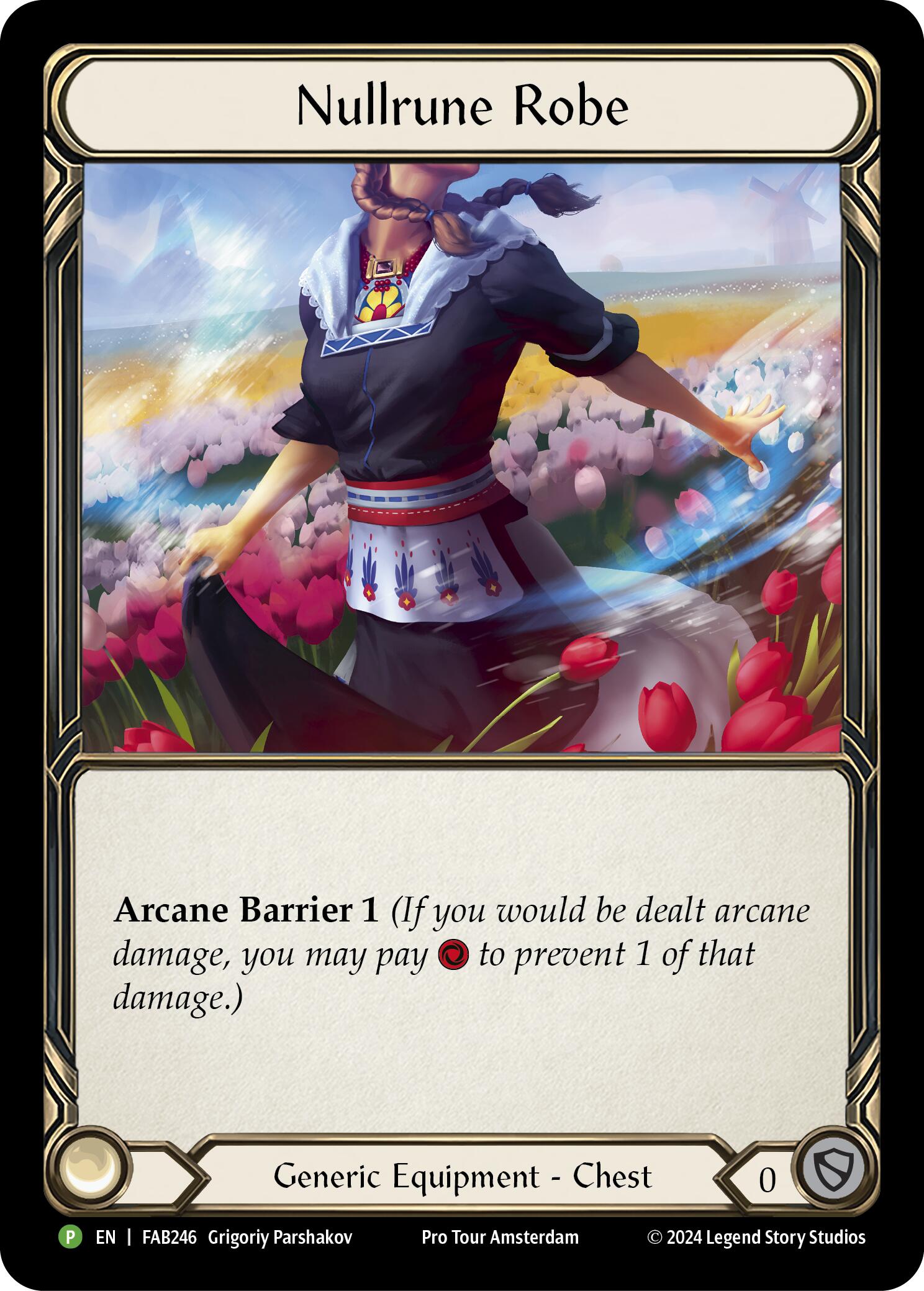 Nullrune Robe [FAB246] (Promo)  Rainbow Foil | Good Games Modbury