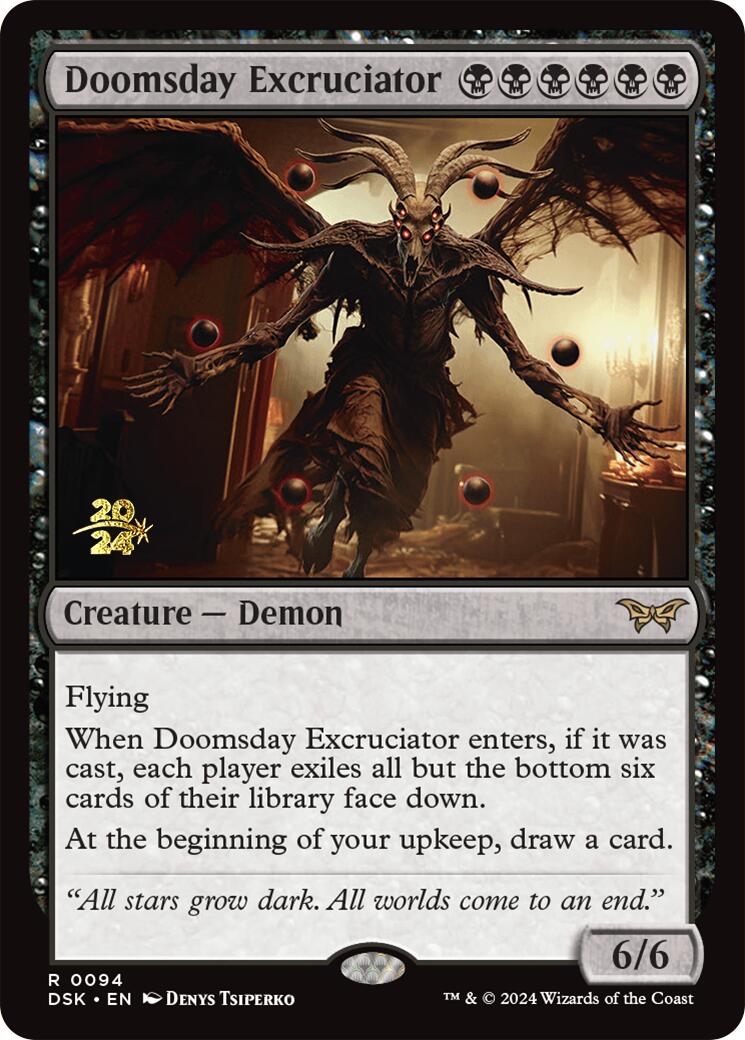 Doomsday Excruciator [Duskmourn: House of Horror Prerelease Promos] | Good Games Modbury