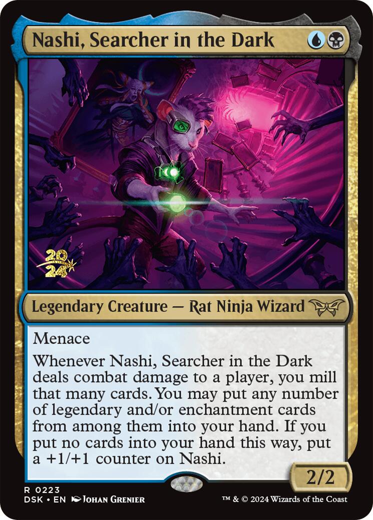 Nashi, Searcher in the Dark [Duskmourn: House of Horror Prerelease Promos] | Good Games Modbury