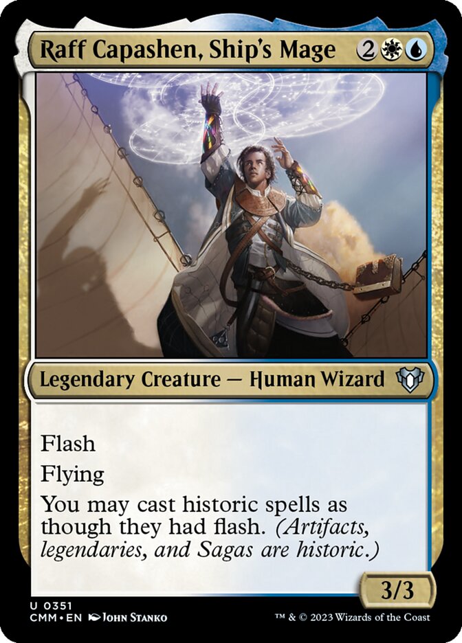 Raff Capashen, Ship's Mage 351/451 (Commander Masters)  | Good Games Modbury