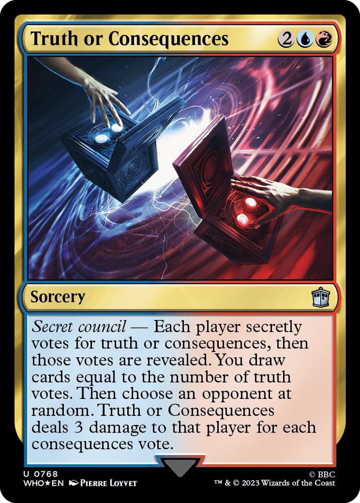 Truth or Consequences 768/331 (Universes Beyond: Doctor Who)  - Surge Foil | Good Games Modbury