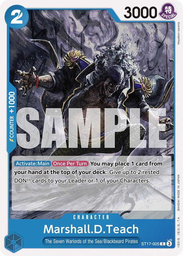 Marshall.D.Teach [Starter Deck: BLUE Donquixote Doflamingo] | Good Games Modbury