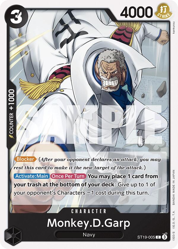 Monkey.D.Garp [Starter Deck: BLACK Smoker] | Good Games Modbury