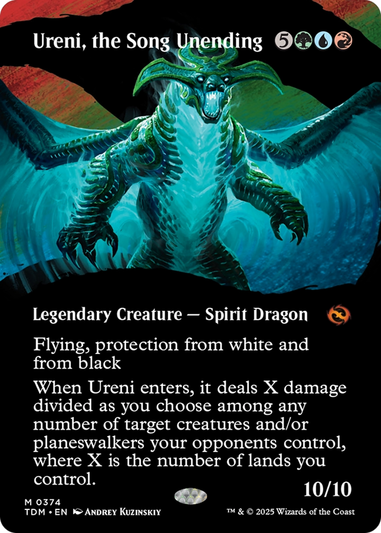 Ureni, the Song Unending (Borderless) [Tarkir: Dragonstorm] | Good Games Modbury