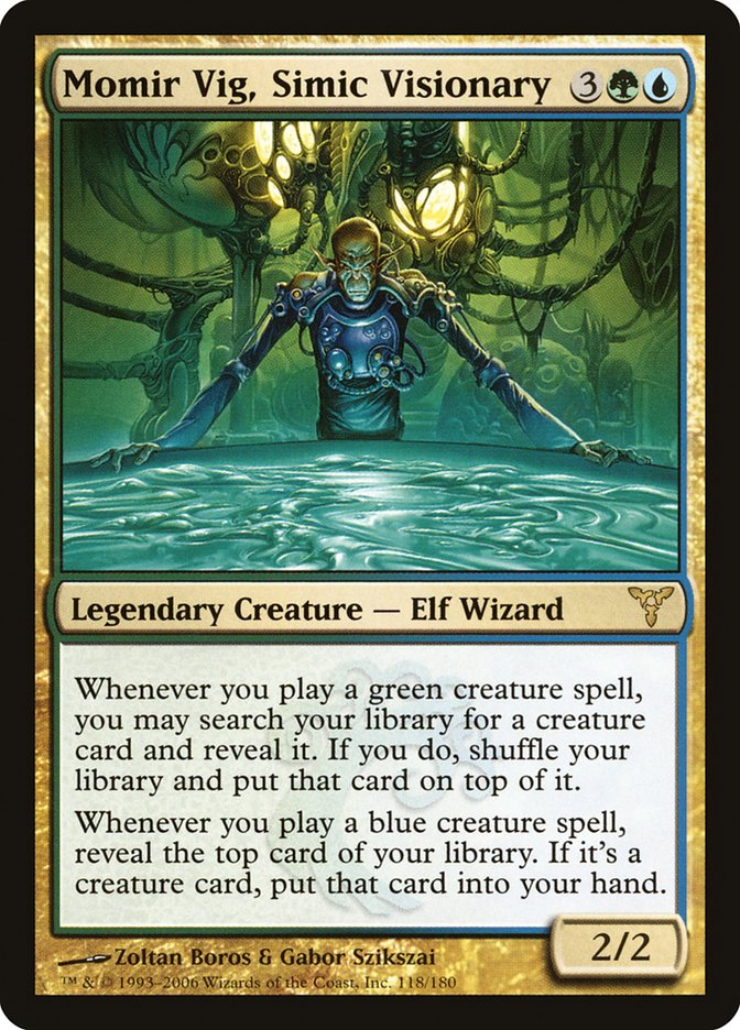 Momir Vig, Simic Visionary 118/180 (Dissension)  | Good Games Modbury