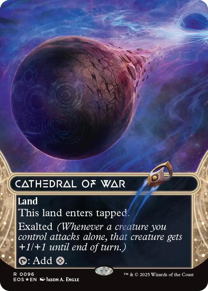 Cathedral of War  96/45 (Edge of Eternities: Stellar Sights)  - Borderless Galaxy Foil | Good Games Modbury
