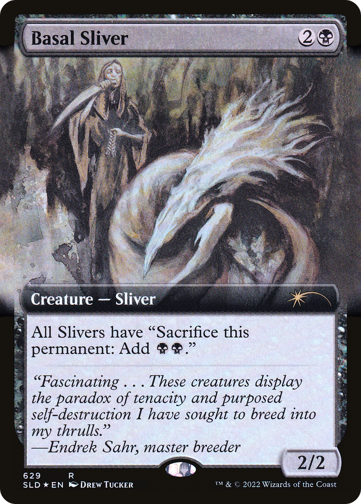 Basal Sliver (Extended Art) [Secret Lair Drop Promos] | Good Games Modbury