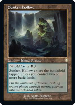 Sunken Hollow Retro Frame 204/40 (Commander: The Brothers' War)  | Good Games Modbury