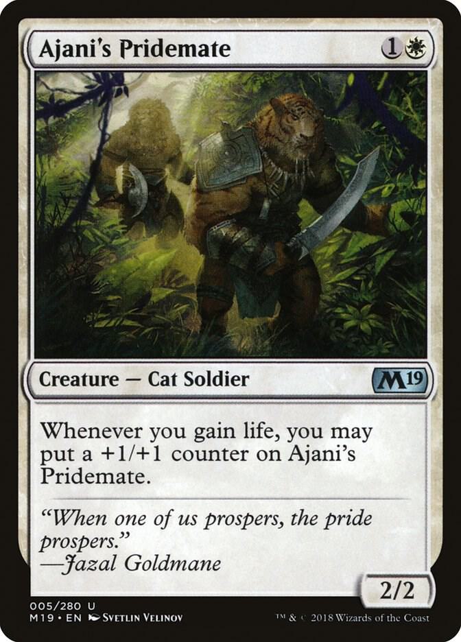 Ajani's Pridemate 5/280 (Core Set 2019)  | Good Games Modbury