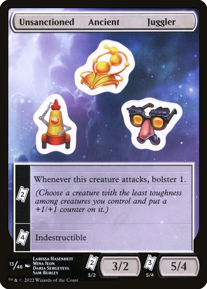 Unsanctioned Ancient Juggler 13/48 (Unfinity)  | Good Games Modbury