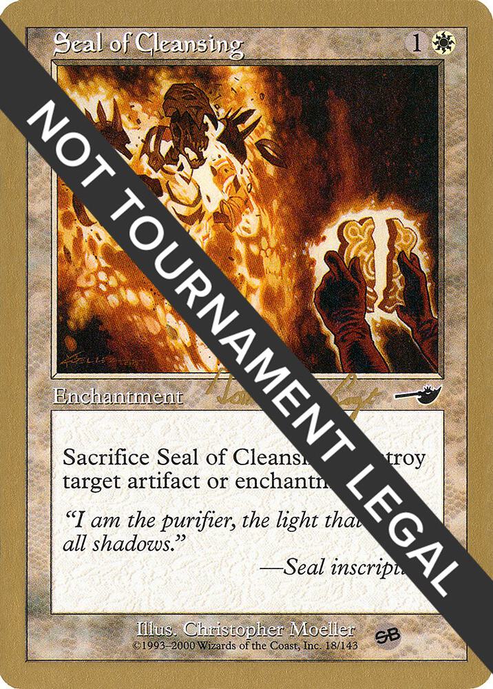 Seal of Cleansing 2000 Tom van de Logt NMS SB tvdl18sb/117 (World Championship Decks)  | Good Games Modbury