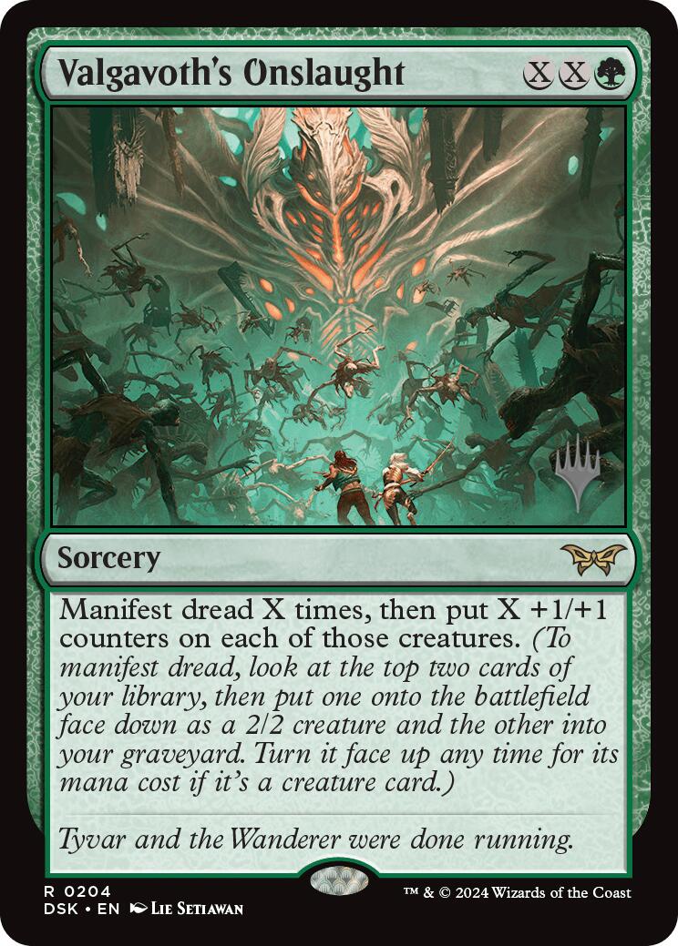 Valgavoth's Onslaught [Duskmourn: House of Horror Promos] | Good Games Modbury