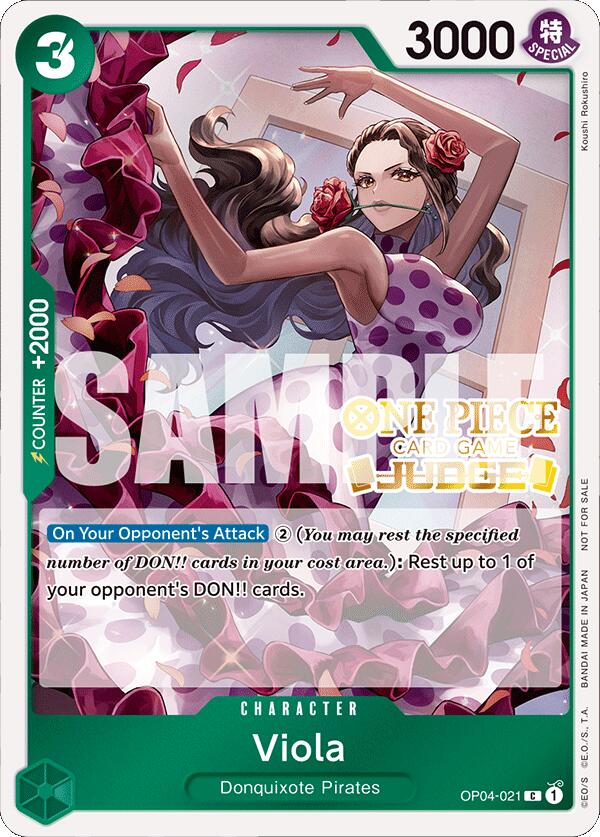 Viola (Judge Pack Vol. 4) [One Piece Promotion Cards] | Good Games Modbury