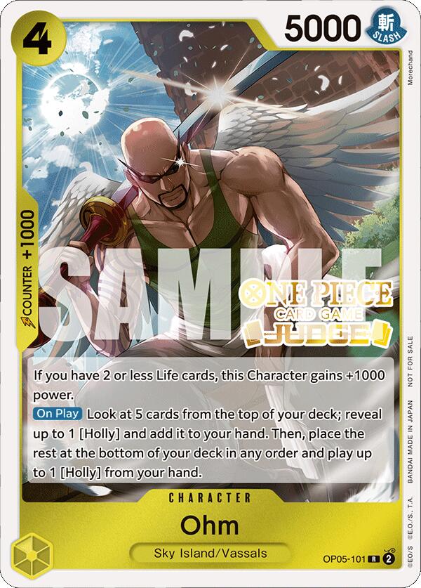 Ohm (Judge Pack Vol. 4) [One Piece Promotion Cards] | Good Games Modbury