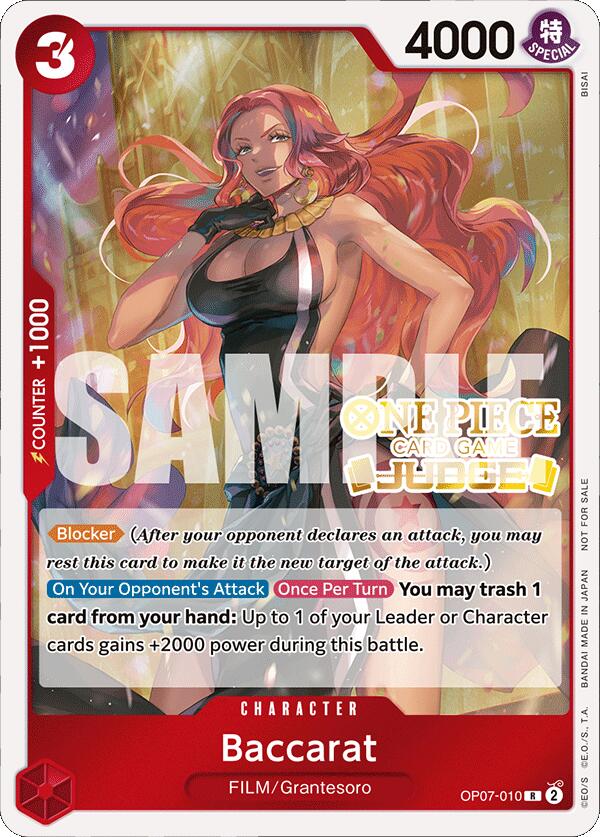 Baccarat (Judge Pack Vol. 4) [One Piece Promotion Cards] | Good Games Modbury