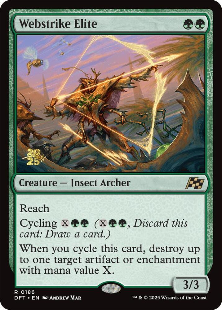 Webstrike Elite 186s/160 (Prerelease Cards)  - Foil | Good Games Modbury