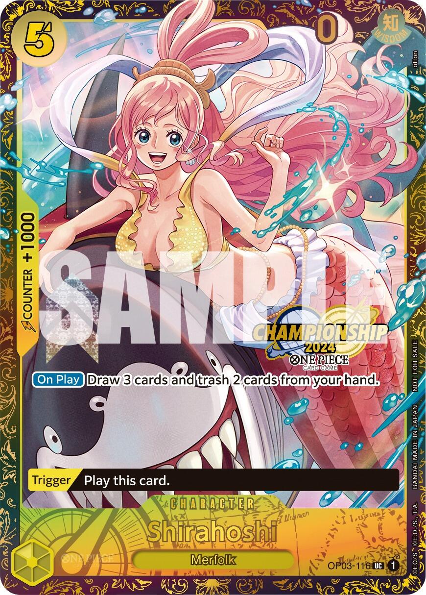 Shirahoshi (October Championship 2024 Online Regional) [One Piece Promotion Cards] | Good Games Modbury