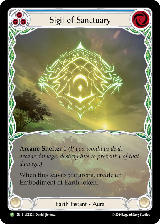 Sigil of Sanctuary (Extended Art) - LGS323 [LGS323] (Promo)  Rainbow Foil | Good Games Modbury