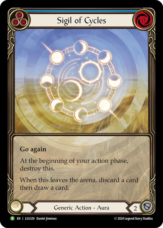 Sigil of Cycles (Extended Art) - LGS329 [LGS329] (Promo)  Rainbow Foil | Good Games Modbury