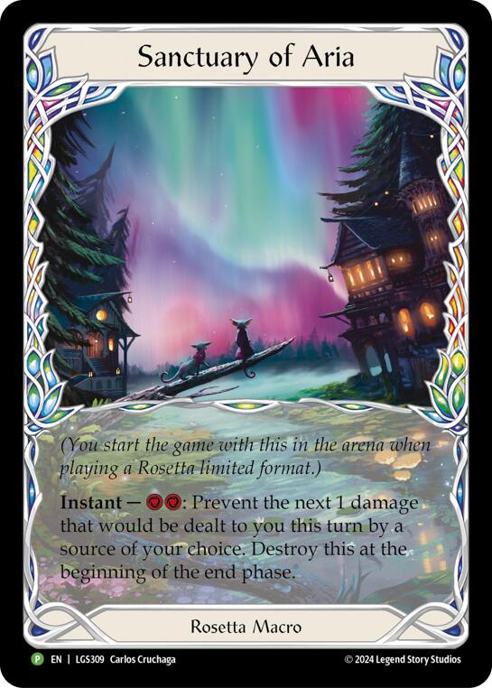 Sanctuary of Aria (Extended Art) - LGS309 [LGS309] (Promo)  Cold Foil | Good Games Modbury