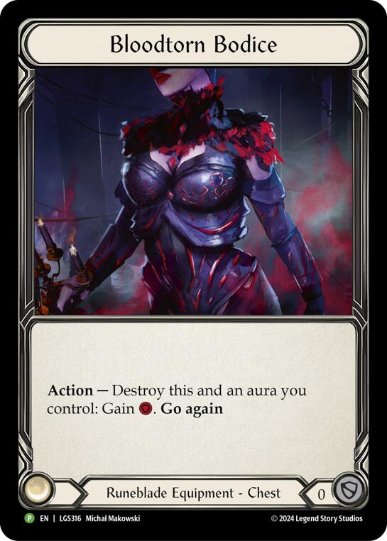 Bloodtorn Bodice - LGS316 [LGS316] (Promo)  Rainbow Foil | Good Games Modbury
