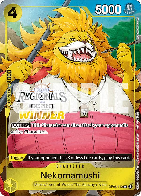 Nekomamushi (Online Regional 2024 Vol. 3) [Winner] [One Piece Promotion Cards] | Good Games Modbury