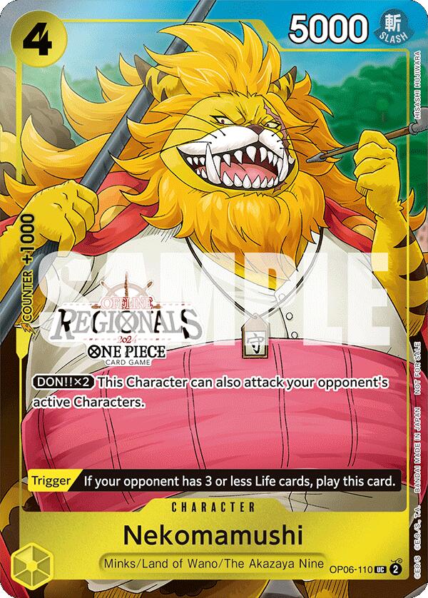 Nekomamushi (Offline Regional 2024 Vol. 3) [One Piece Promotion Cards] | Good Games Modbury