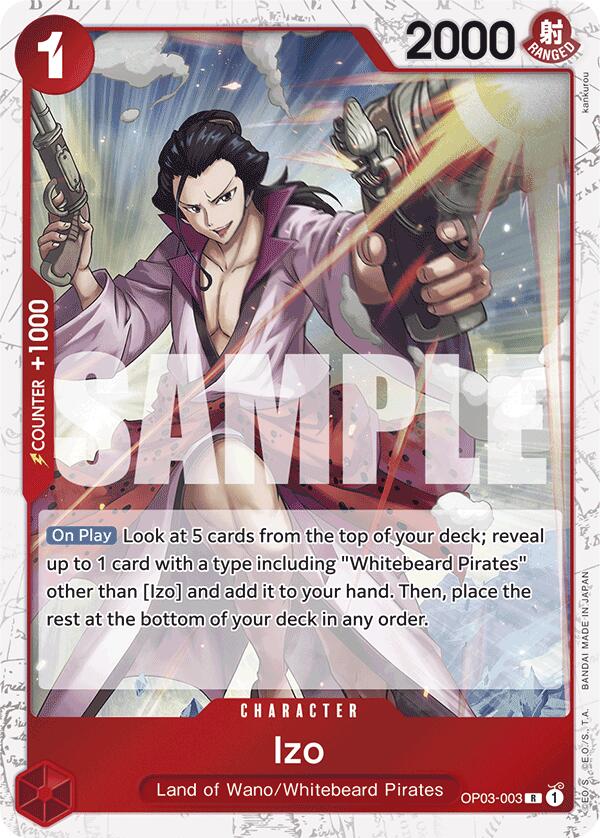 Izo (Alternate Art) (Bashikou) [Extra Booster: Memorial Collection] | Good Games Modbury