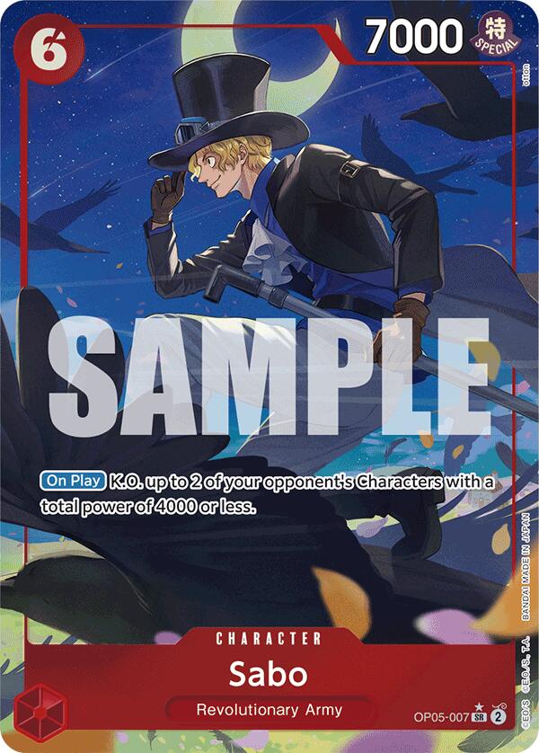 Sabo (Alternate Art) [Extra Booster: Memorial Collection] | Good Games Modbury