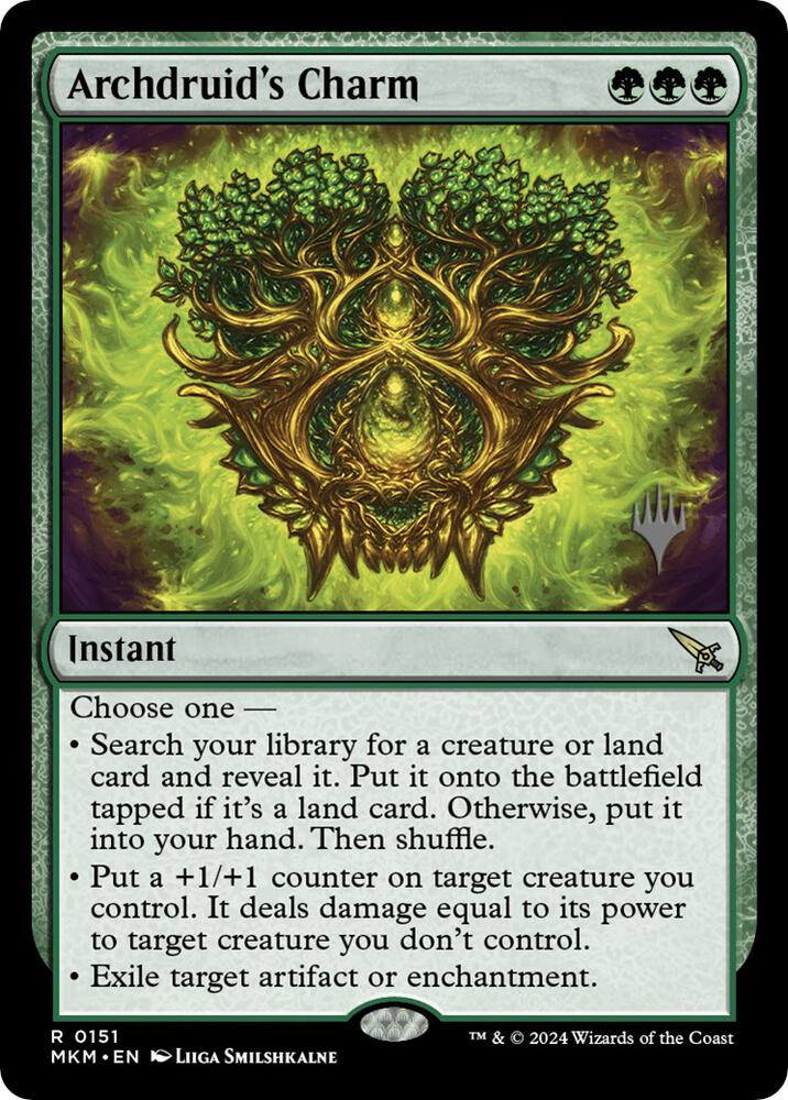 Archdruids Charm 151 (Promo Pack: Murders at Karlov Manor)  - Foil | Good Games Modbury