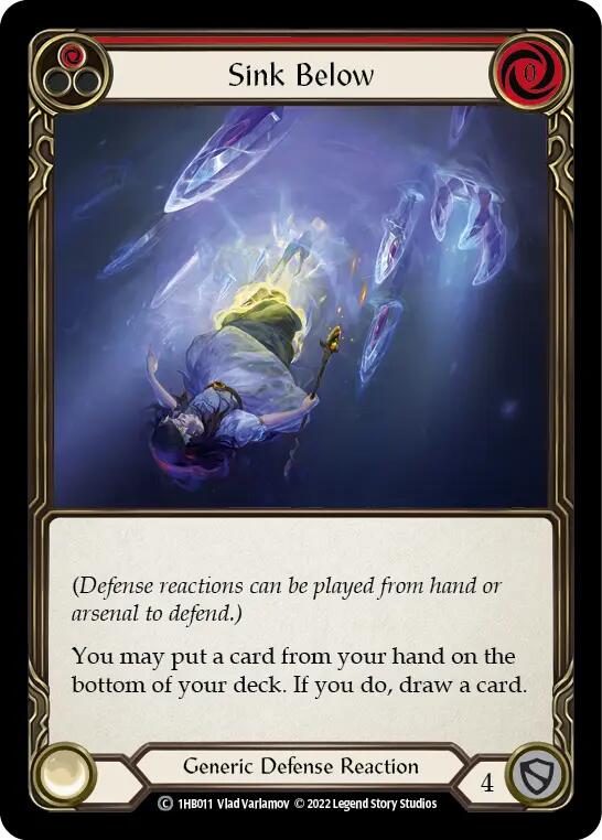 Sink Below (Red) [1HB011] (History Pack 1 Bravo Blitz Deck) | Good Games Modbury