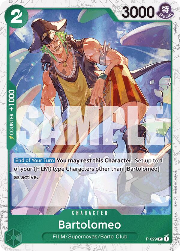 Bartolomeo (Alternate Art) [Extra Booster: Memorial Collection] | Good Games Modbury
