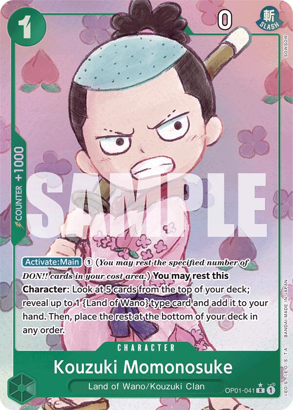 Kouzuki Momonosuke (Alternate Art) (SOWSOW) [Extra Booster: Memorial Collection] | Good Games Modbury