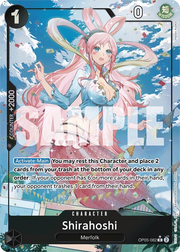 Shirahoshi (Alternate Art) (Pisuke) [Extra Booster: Memorial Collection] | Good Games Modbury