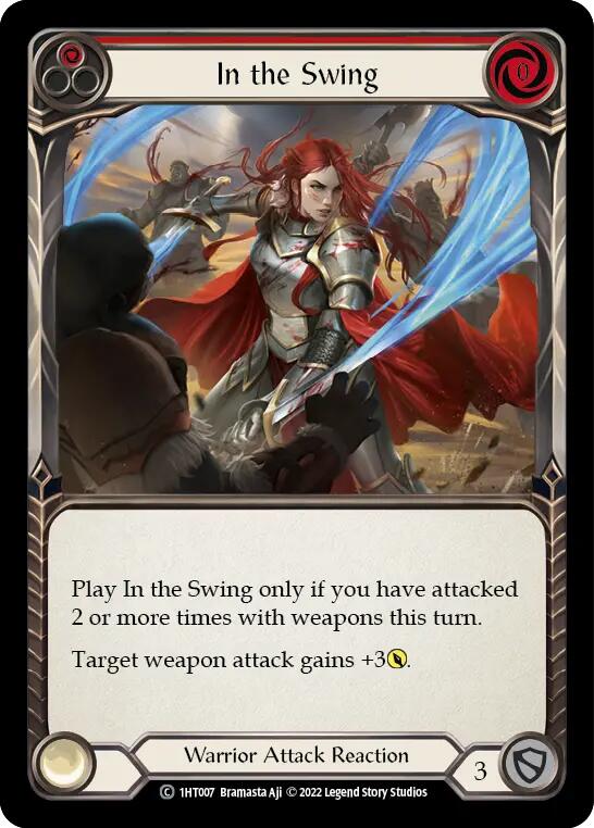 In the Swing (Red) [1HT007] (History Pack 1 Dorinthea Blitz Deck) | Good Games Modbury