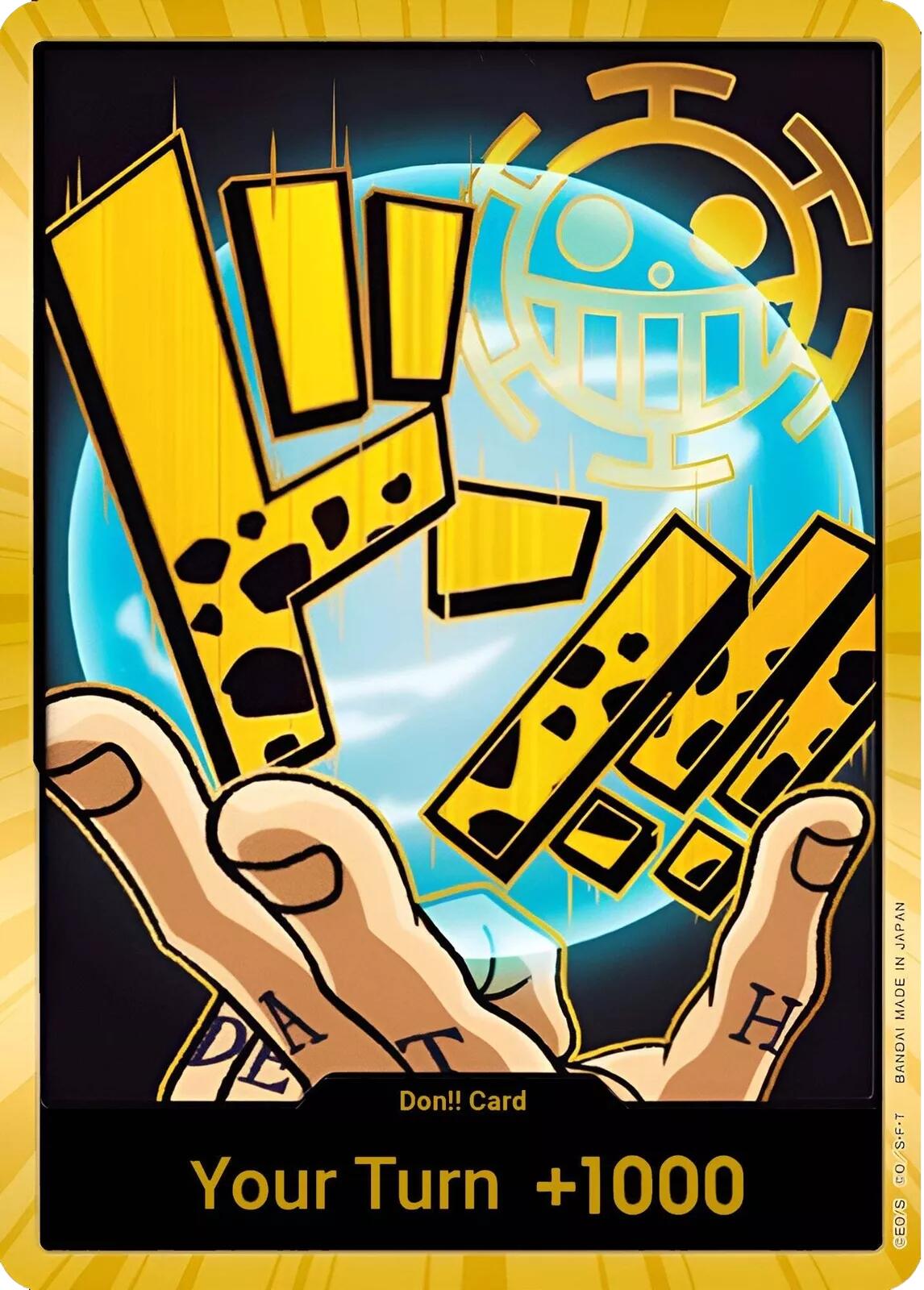 DON!! Card (Trafalgar Law) [Extra Booster: Memorial Collection] | Good Games Modbury